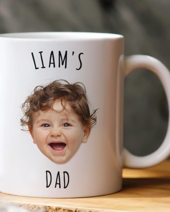 Custom Baby Face Gift For Family Mom Dad Grandparents - Personalized Photo Mug