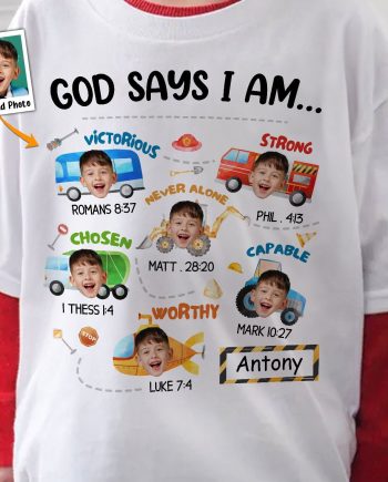 Custom Face Construction Machines - Personalized Photo Shirt