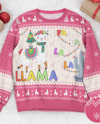 Fa La La La Llma - Personalized Ugly Sweater