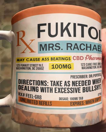 Funny Mug - Fukitol Rx Prescription - Gifts For Coworkers, Friends, Family - Personalized Mug
