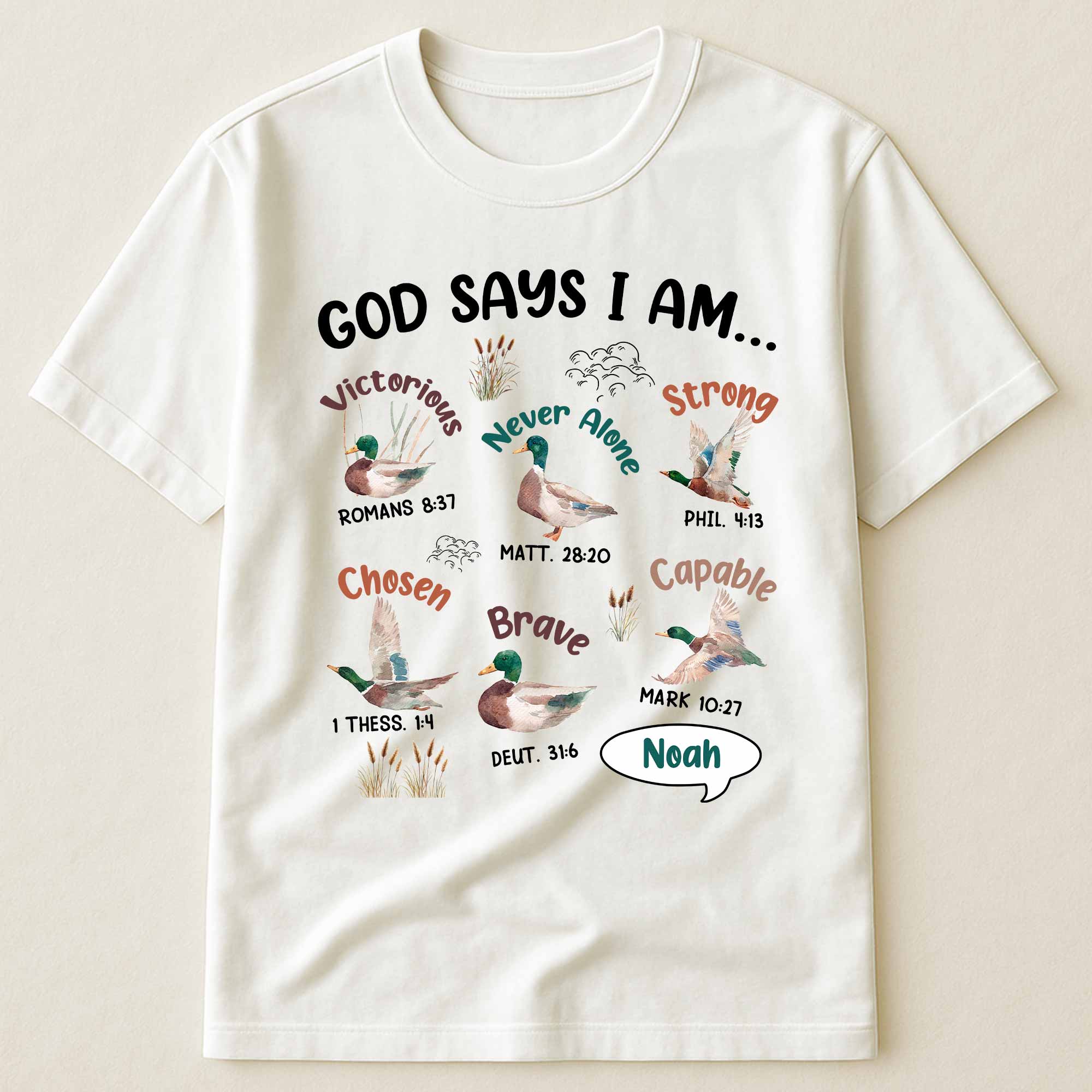 Mallard Duck God Says I Am - Personalized Shirt