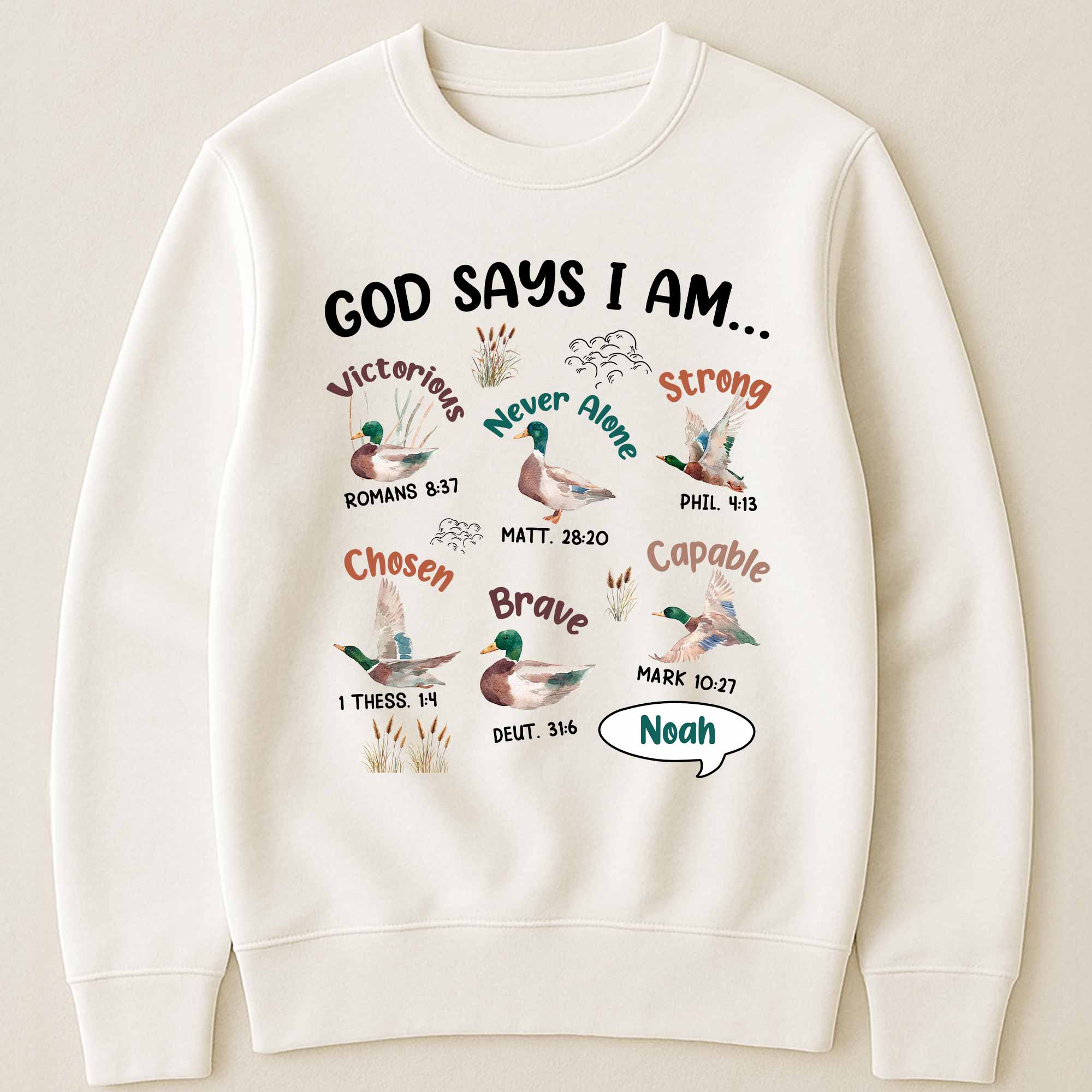 Mallard Duck God Says I Am - Personalized Shirt