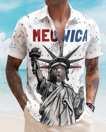 Meowica - Personalized Photo Hawaiian Shirt