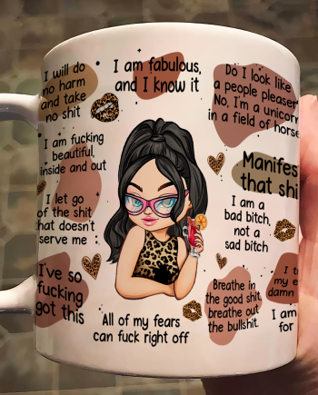 My Bad B*Tch Affirmations - Gifts For Daughter, Friend, For Me Gift - Personalized Mug