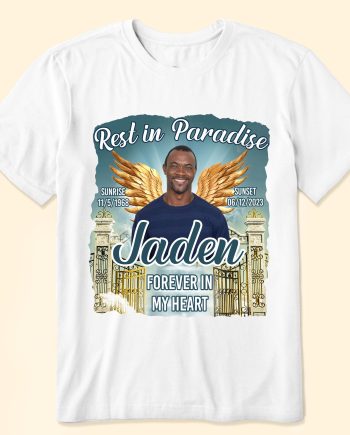 Rest In Paradise - Personalized Photo Shirt